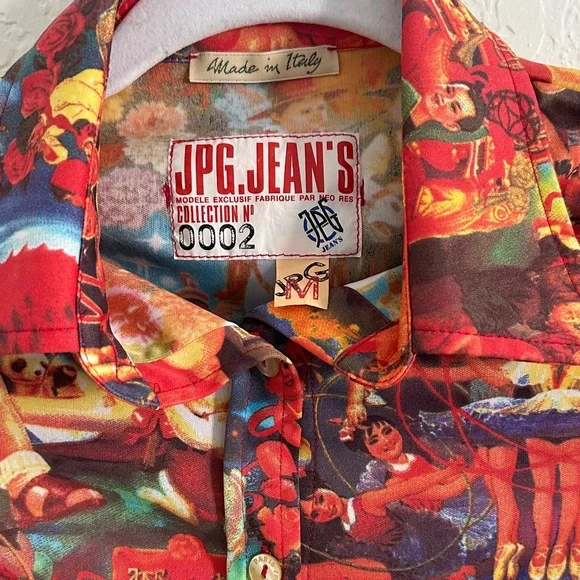 Jean Paul Gaultier JPG Jeans 1990 Propaganda Long Sleeve - Picture 2 of 4